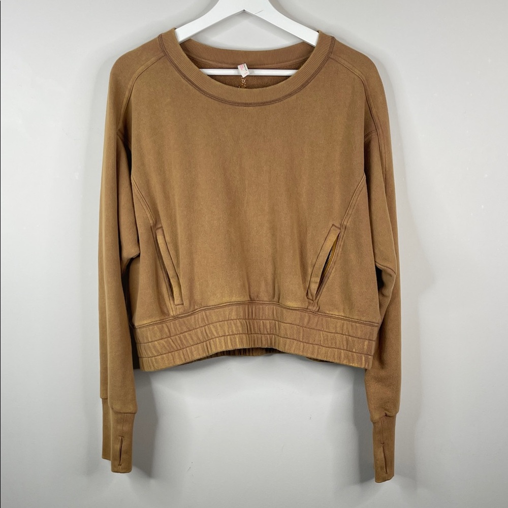 FP Movement June Bug Sweatshirt Whispering Forest Size Medium